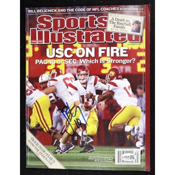 John David Booty Signed Sports Illustrated Magazine Sept 2007 JSA Authenticated