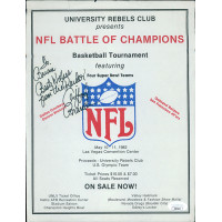 Cliff Branch Oakland Raiders Signed 8.5x11 Page Flyer JSA Authentic Personalized