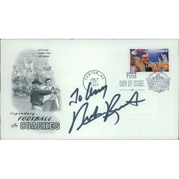 Nick Buoniconti Miami Dolphins Signed First Day Issue Cachet JSA Authenticated