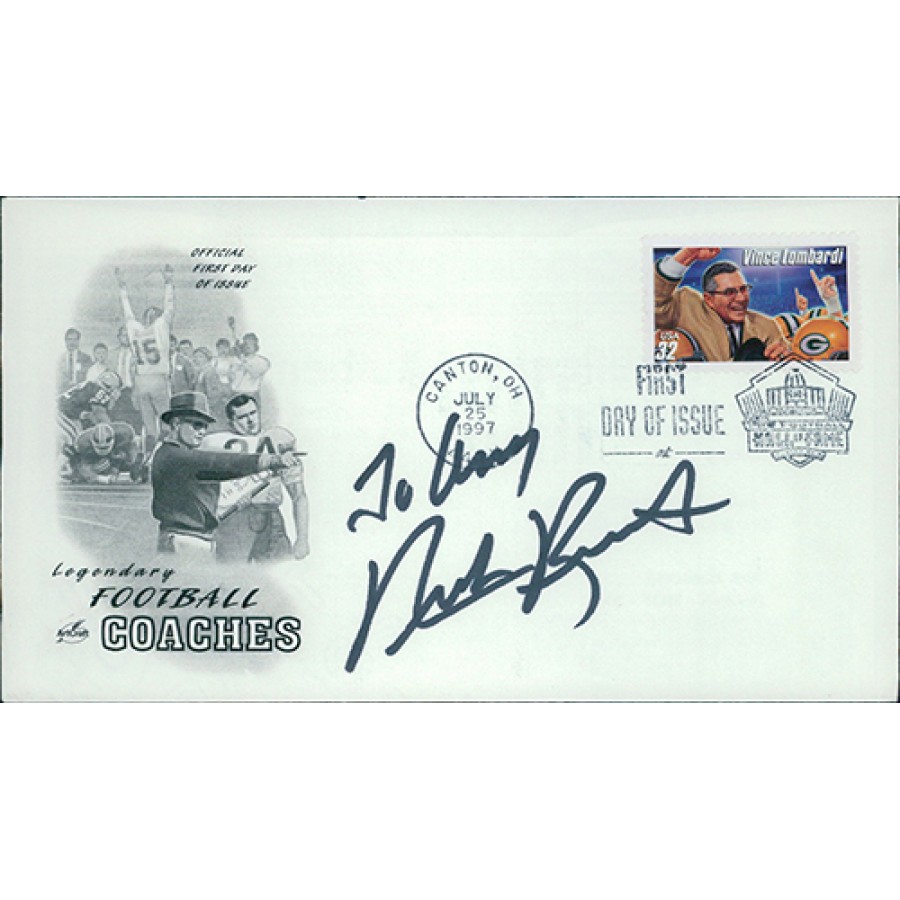 Nick Buoniconti Miami Dolphins Signed First Day Issue Cachet JSA  Authenticated