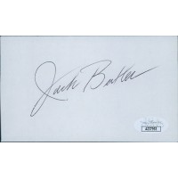 Jack Butler Pittsburgh Steelers Signed 3x5 Index Card JSA Authenticated