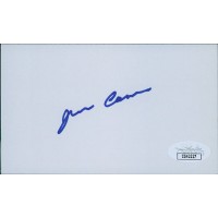 Jim Cason San Francisco 49ers Signed 3x5 Index Card JSA Authenticated