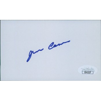 Jim Cason San Francisco 49ers Signed 3x5 Index Card JSA Authenticated