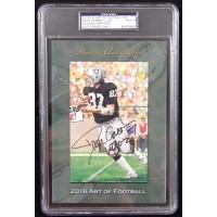 Dave Casper Oakland Raiders 2016 Art of Football Historic Autographs PSA Authen