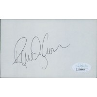 Randy Cross San Francisco 49ers Signed 3x5 Index Card JSA Authenticated