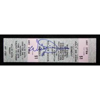 Willie Davis Green Bay Packers Signed Autograph Ticket JSA Authenticated
