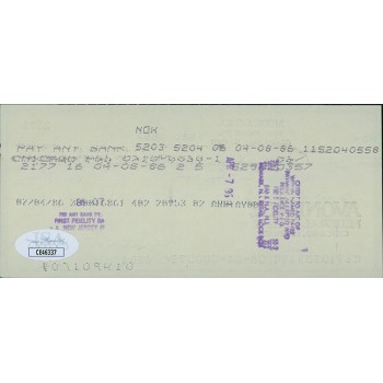 Mike Ditka Chicago Bears Signed Personal Cancelled Check JSA Authenticated