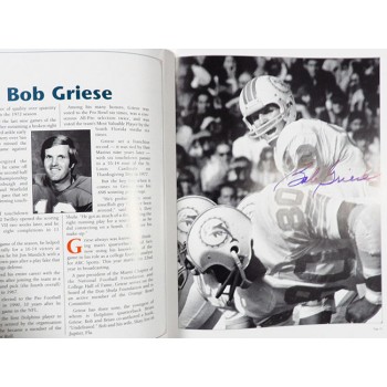 Miami Dolphins 1972 The Perfect Season Signed Bound Book By 53 JSA Authenticated