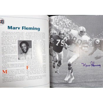 Miami Dolphins 1972 The Perfect Season Signed Bound Book By 53 JSA Authenticated