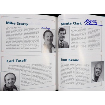 Miami Dolphins 1972 The Perfect Season Signed Bound Book By 53 JSA Authenticated
