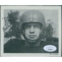 Bill Bullet Dudley Signed 4x4.5 Cut Page JSA Authenticated