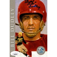 Bill Bullet Dudley Signed Signature Series Hall of Fame Postcard JSA Authentic