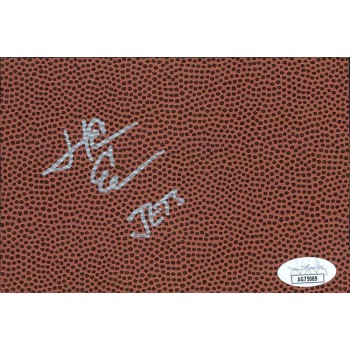 Herm Edwards New York Jets Signed 4x6 Football Surface Card JSA Authenticated