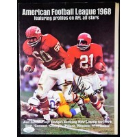 Mike Garrett Chiefs Signed American Football League 1968 Magazine JSA Authentic