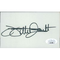 Willie Gault Los Angeles Raiders Signed 3x5 Index Card JSA Authenticated