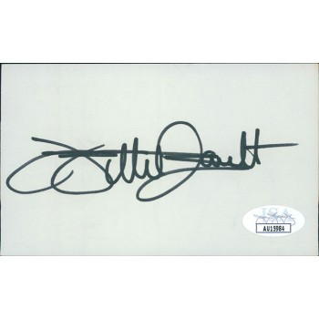Willie Gault Los Angeles Raiders Signed 3x5 Index Card JSA Authenticated