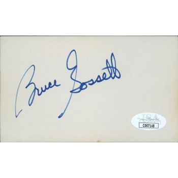 Bruce Gossett Los Angeles Rams Signed 3x5 Index Card JSA Authenticated Bruce Gossett Los Angeles Rams Signed 3x5 Index Card JSA Authenticated