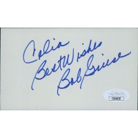 Bob Griese Miami Dolphins Signed 3x5 Index Card JSA Authenticated Personalized