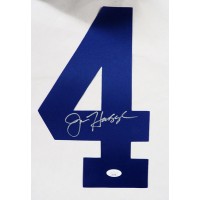Jim Harbaugh Indianapolis Colts Signed Jersey Number JSA Authenticated
