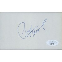 Paul Hornung Green Bay Packers Signed 3x5 Index Card JSA Authenticated