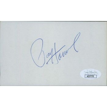 Paul Hornung Green Bay Packers Signed 3x5 Index Card JSA Authenticated