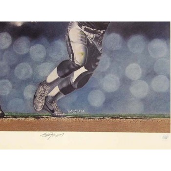 Bo Jackson Signed 22x30 Eyes Of Intensity AP Lithograph Poster JSA Auth No Card