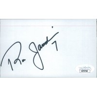 Ron Jaworski Philadelphia Eagles Signed 3x5 Index Card JSA Authenticated