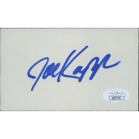 Joe Kapp Minnesota Vikings Signed 3x5 Index Card JSA Authenticated