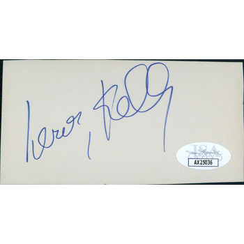Leroy Kelly Cleveland Browns Signed 2.25x4.25 Cut Index Card JSA Authenticated