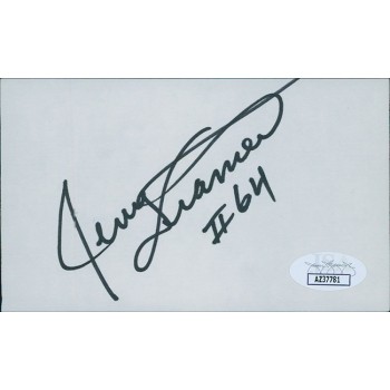 Jerry Kramer Green Bay Packers Signed 3x5 Index Card JSA Authenticated