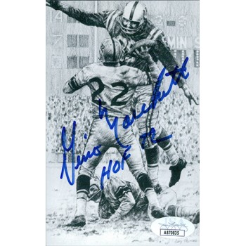 Gino Marchetti Baltimore Colts Signed Hall of Fame JSA Authenticated