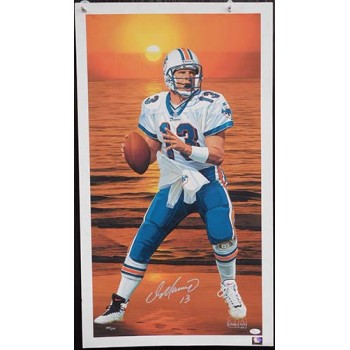 Dan Marino Miami Dolphins Signed LE Danny Day Lithograph Giclee JSA Authentic