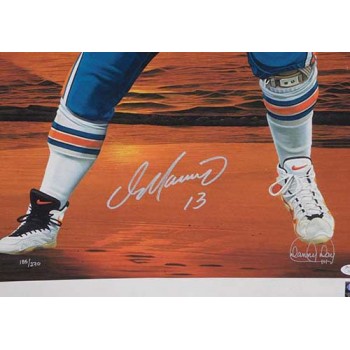 Dan Marino Miami Dolphins Signed LE Danny Day Lithograph Giclee JSA Authentic
