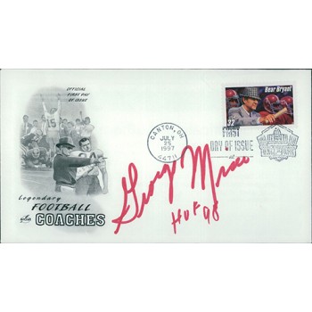 George Mira SF 49ers Signed First Day Issue Cover FDC JSA Authenticated