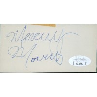 Mercury Morris Miami Dolphins Signed 2.25x4.25 Cut Index Card JSA Authenticated