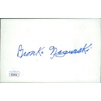 Bronko Nagurski Chicago Bears Signed 3.5x5.5 Postcard JSA Authenticated