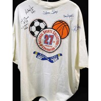 National Sports Convention Signed Shirt by 6 Players JSA Authenticated
