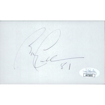 Ricky Proehl Football Player Signed 3x5 Index Card JSA Authenticated