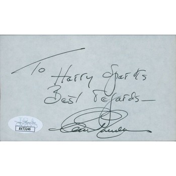 Carroll Rosenbloom Business Owner Colts Rams Signed 3x5 Index Card JSA Authentic Carroll Rosenbloom Business Owner Colts Rams Signed 3x5 Index Card JSA Authentic