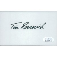 Tim Rossovich Philadelphia Eagles Signed 3x5 Index Card JSA Authenticated