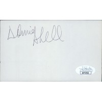 Donnie Shell Pittsburgh Steelers Signed 3x5 Index Card JSA Authenticated