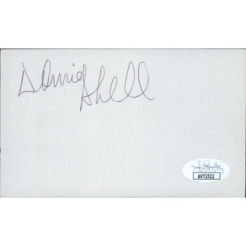 Donnie Shell Pittsburgh Steelers Signed 3x5 Index Card JSA Authenticated