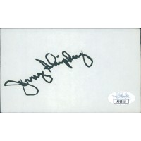 Jerry Shipkey Pittsburgh Steelers Signed 3x5 Index Card JSA Authenticated