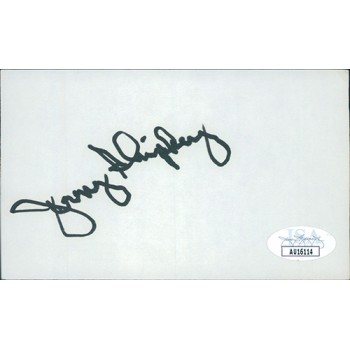 Jerry Shipkey Pittsburgh Steelers Signed 3x5 Index Card JSA Authenticated