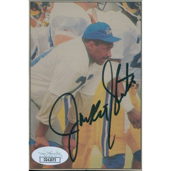 Jackie Slater Los Angeles Rams Signed 4.5x6.25 Cut Page Photo JSA Authenticated Jackie Slater Los Angeles Rams Signed 4.5x6.25 Cut Page Photo JSA Authenticated