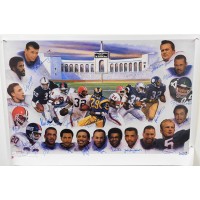Ultimate Running Backs Signed Lithograph Poster By 25 JSA Authenticated