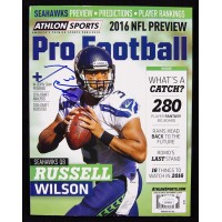 Russell Wilson Signed Pro Football September 2016 Magazine JSA Authenticated