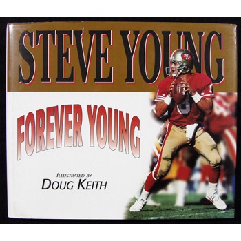 Steve Young Signed Forever Young Hardcover Book JSA Authenticated