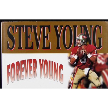 Steve Young Signed Forever Young Hardcover Book JSA Authenticated