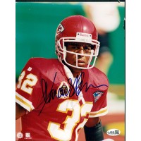 Marcus Allen Kansas City Chiefs Signed 8x10 Glossy Photo JSA Authentic Ripped